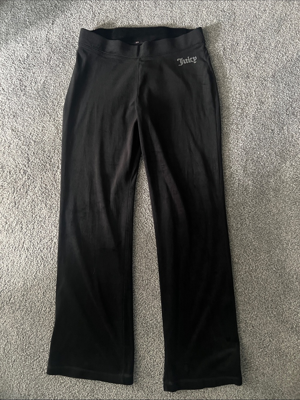 Juicy Couture Black Women's Track Pants with Logo